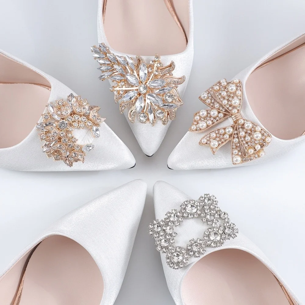 ￼Wendy Fashionhomez 8225-H Kasut Kahwin Saloma Wedding Chunky Heel/Bridal Shoes (saiz 34-42)-PLUS SIZE